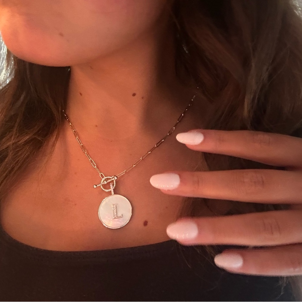 Melinda Maria Gold Initial Necklace